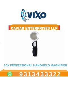 VIXO 10x Professional Handheld Magnifier Glass Lens with LED Lights