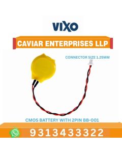 VIXO CMOS BATTERY WITH 2PIN (BB-001) JST YELLOW Minimum Order 10pcs