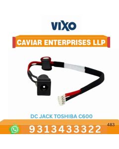 VIXO DC JACK TOSHIBA C600 A300 A305 A305D A500 A500D  A505  A505D  L505  L505D  C600  C640  C640D  C645  C645D  C650  C655  C655D  C665  L650  L650D  L655  L655D  L355  L355D L510  L515 
