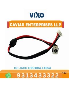 VIXO DC JACK TOSHIBA L455  A500  L455D L550 L552 L555 L555D