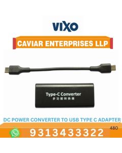 VIXO DC Power Converter to USB Type C Adapter Automatic Recognize Output 5V 3A 9V 3A 12V 2A 15V 2A 20V