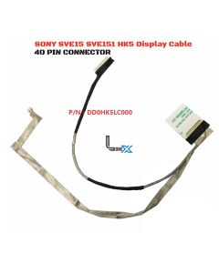 SONY SVE15 SVE151 HK5 Laptop LED LCD Display Cable P/N-DD0HK5LC010 DD0HK5LC000