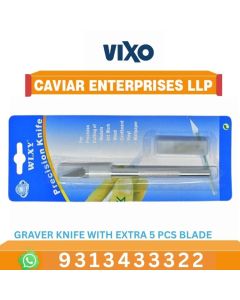 VIXO Graver Knife With Extra 5 pcs blade