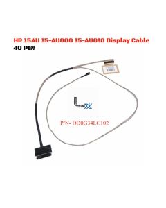 HP 15AU 15-AU000 15-AU010 Laptop Display LED LCD Cable 40pin TOUCH P/N- DD0G34LC102