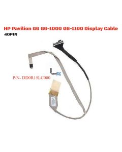 HP Pavilion G6  G6-1000 Laptop LED LCD Display Cable 40PIN P/N-DD0R15LC000