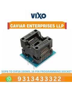 VIXO SOP8 TO DIP16 150 Mil 16 Pin Programming Socket